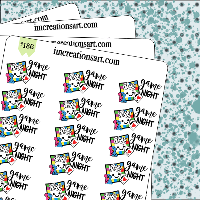 Game Night Board Games Dice Playing Cards