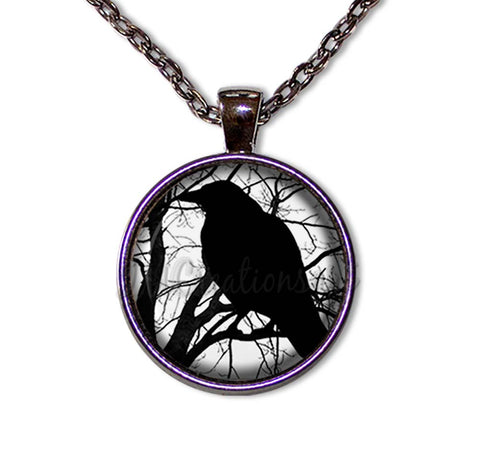 Halloween Black Raven Silhouette