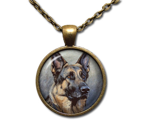 Stoic German Shepherd