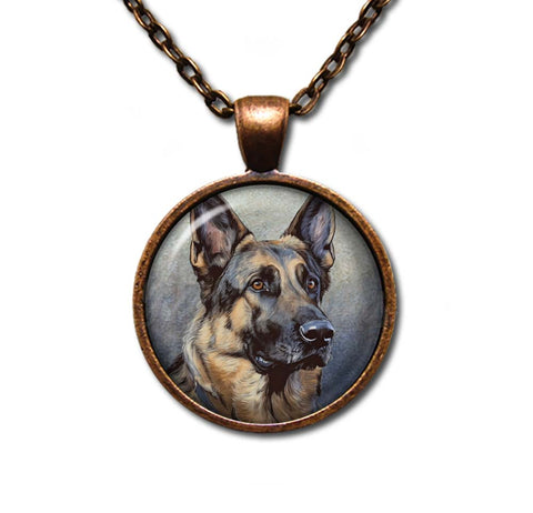 Stoic German Shepherd