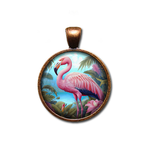 Tropical Pink Flamingo