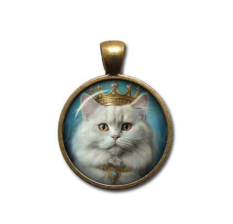 Persian Cat with Crown
