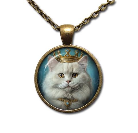 Persian Cat with Crown