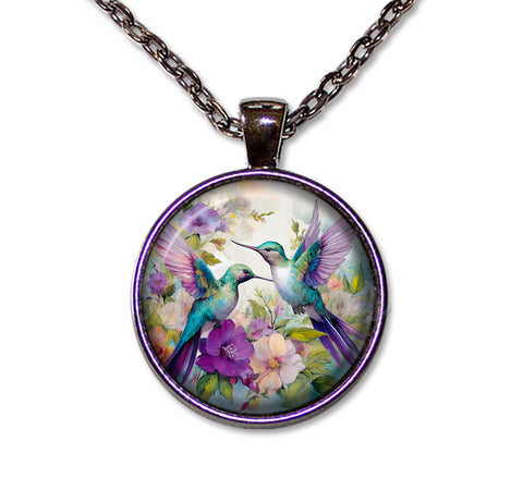 Couple of Hummingbirds [Purple Blues]