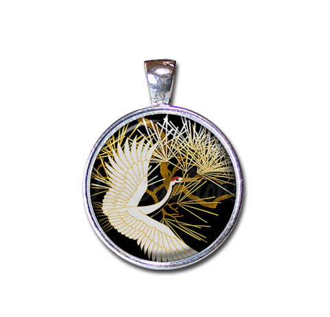 Golden Crane Bird