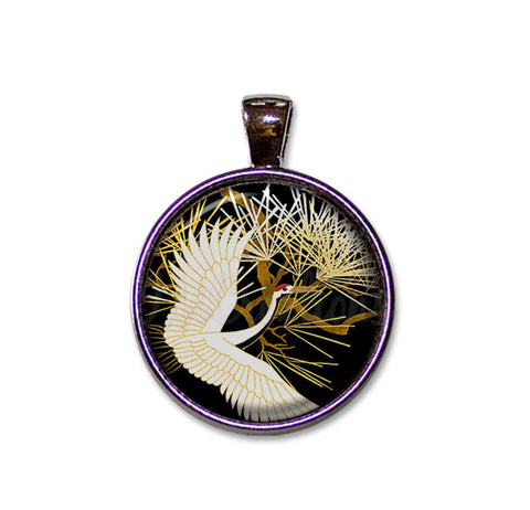 Golden Crane Bird