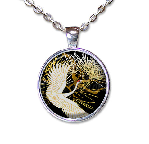 Golden Crane Bird