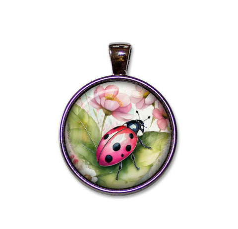 Watercolor Style Ladybug