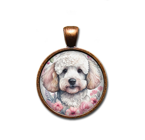 Poodle Dog Shabby Chic