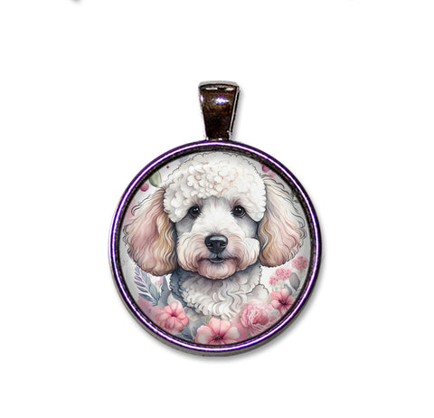Poodle Dog Shabby Chic