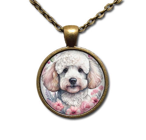 Poodle Dog Shabby Chic