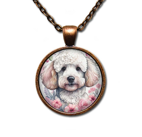 Poodle Dog Shabby Chic