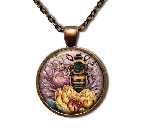 Vintage Florals and Bee