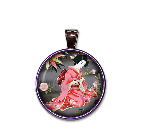 Geisha Girl Pink Gray