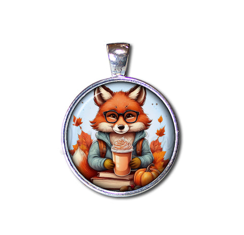 Autumn Fox with Pumpkin Latte