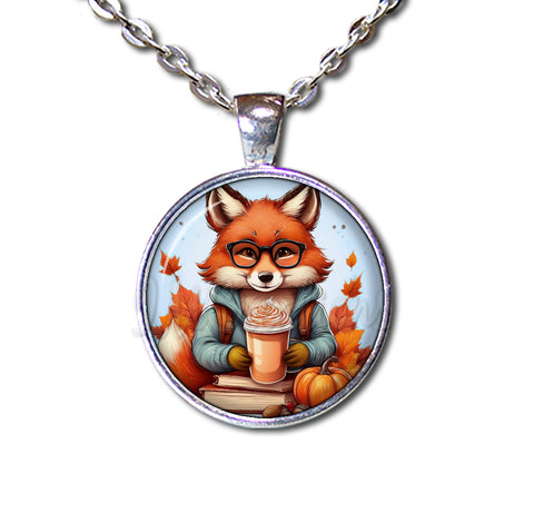 Autumn Fox with Pumpkin Latte