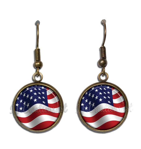 American Flag Waving