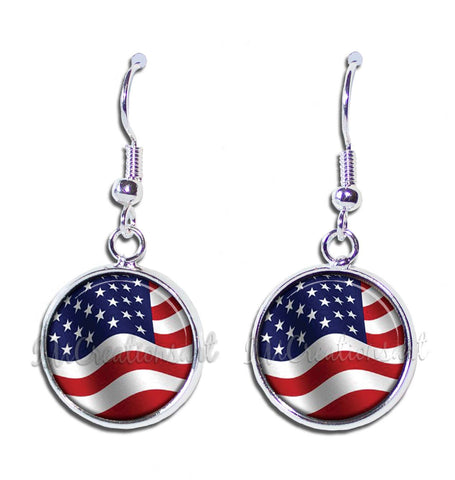 American Flag Waving