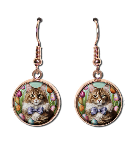 Sweet Easter Maine Coon Cat