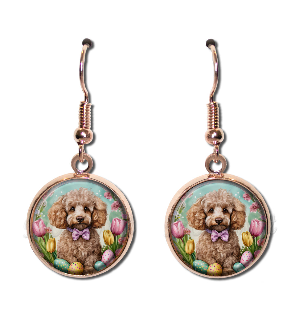 Sweet Easter Poodle Dog