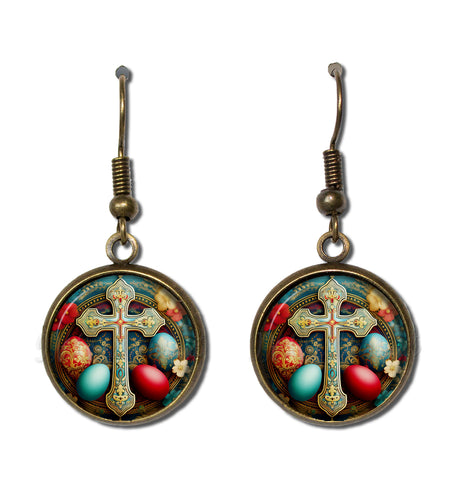 Orthodox Easter Cross and Egg