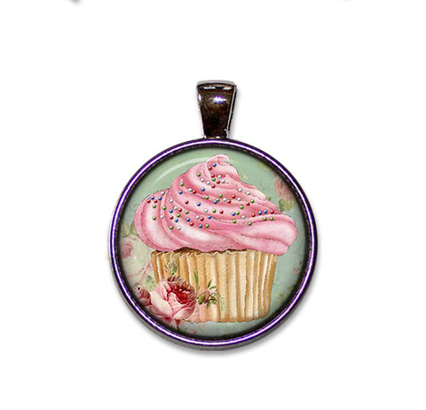 Shabby Chic Pink Cupcake