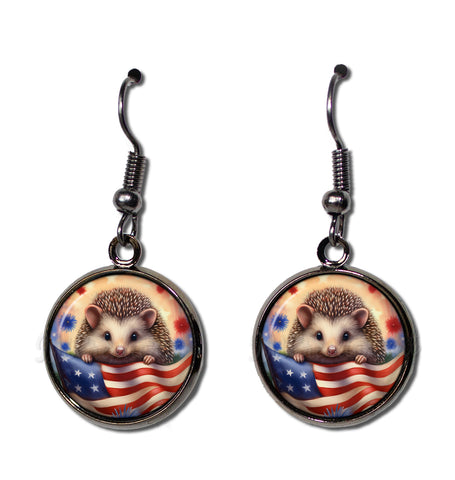 Patriotic Hedgehog American Flag