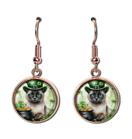St. Patrick's Siamese Cat Irish Hat