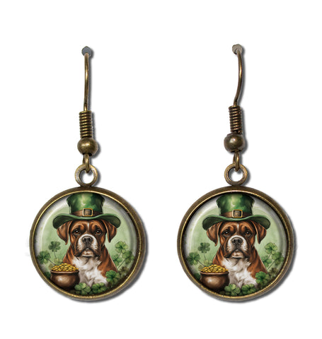 St. Patrick's Boxer Dog Irish Pot of Gold