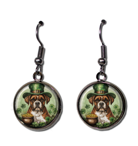 St. Patrick's Boxer Dog Irish Pot of Gold