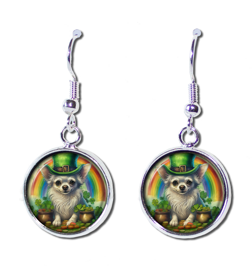 St. Patrick's Chihuahua Rainbow Pot of Gold