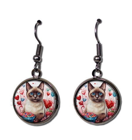 Valentine's Day Siamese Cat