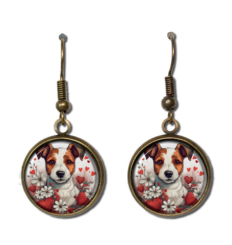 Adorable Valentine's Russell Terrier