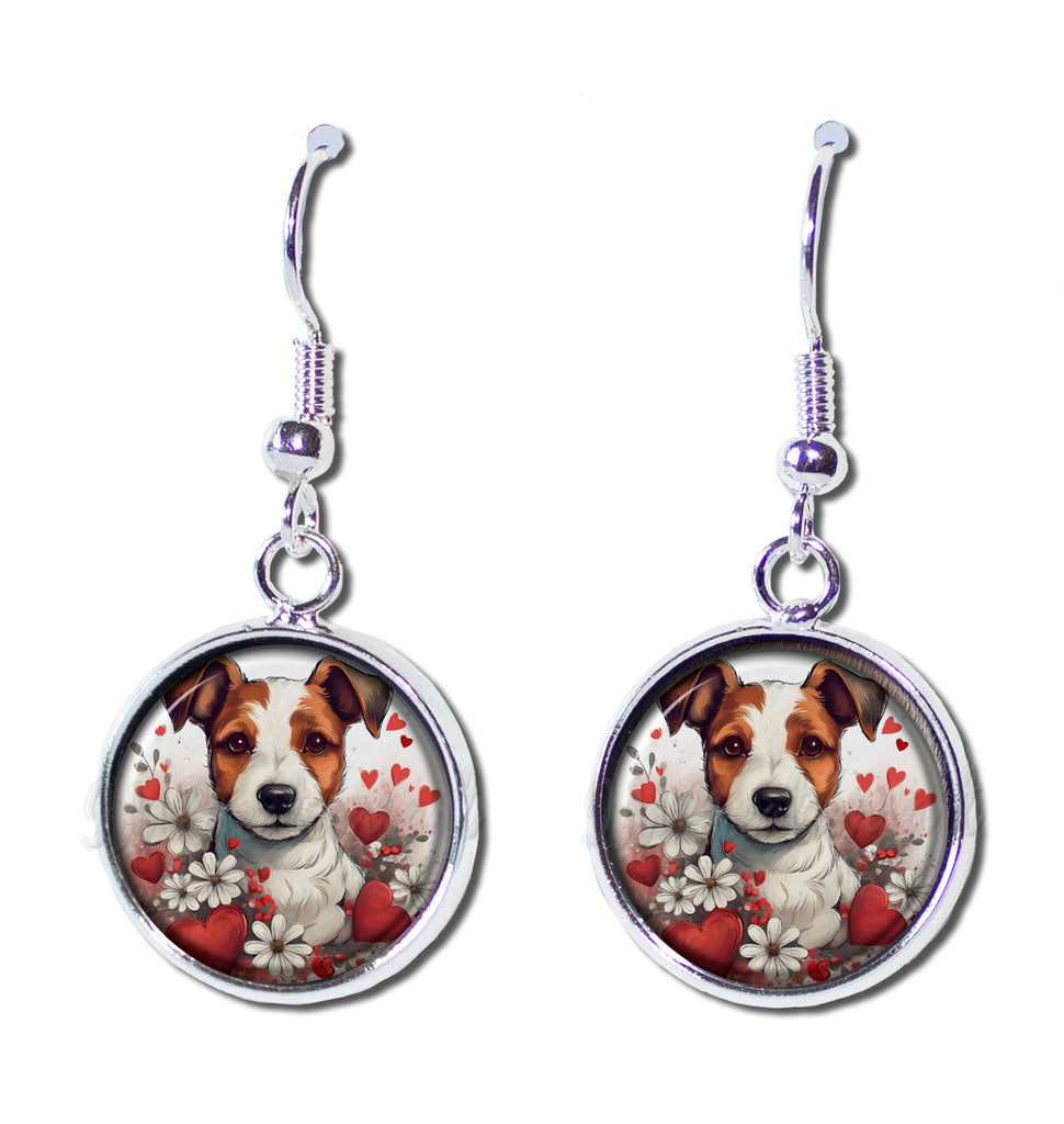 Adorable Valentine's Russell Terrier