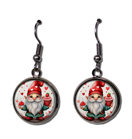 Gnome with Valentine's Day Cupcakes