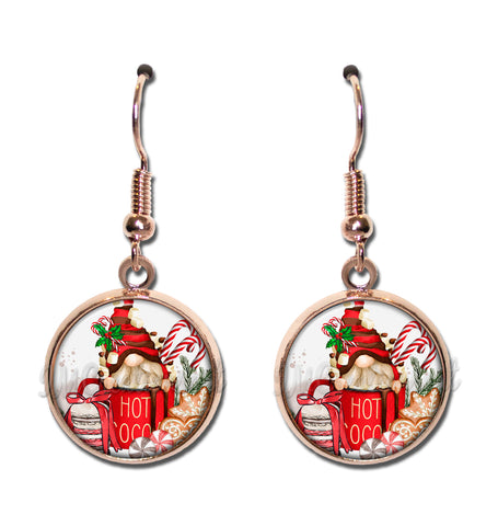 Holiday Gnome inside Cocoa Cup