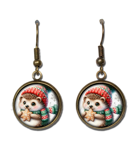 Holiday Hedgehog with Cookie