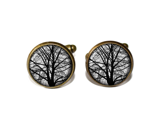 Winter Tree Cuffs