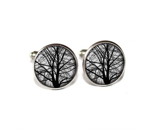 Winter Tree Cuffs