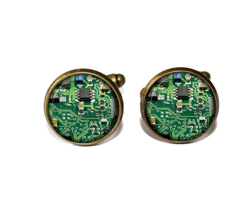 Green Circuit Board Geekwear