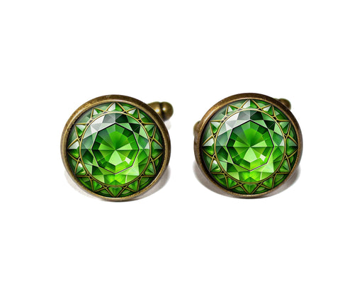 Faux Peridot Gem Pattern