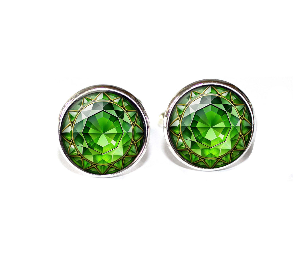 Faux Peridot Gem Pattern