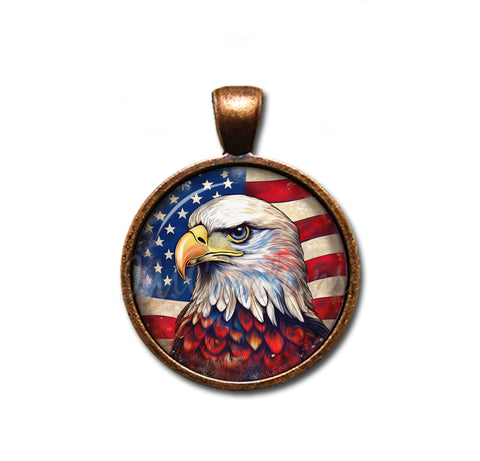 Patriotic Bald Eagle USA