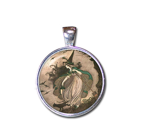 Ida Outhwaite Halloween Witch Book Lovers