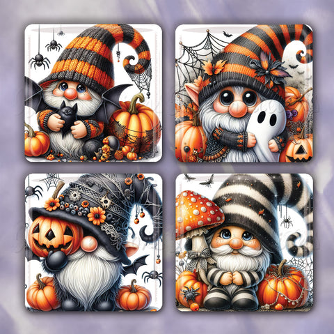 Halloween Gnome Orange Black Hats