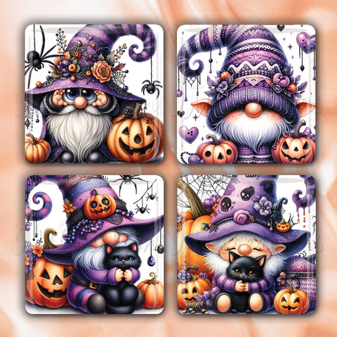 Halloween Gnome Purple Hats