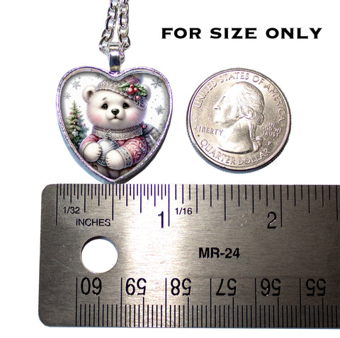 Cute Polar Bear Cub with Ornament