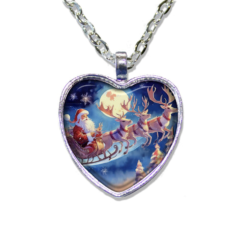 Santa Flying Reindeer