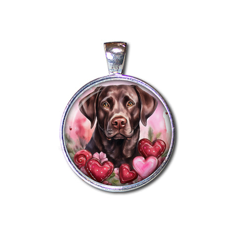 Sweet Valentine Chocolate Lab