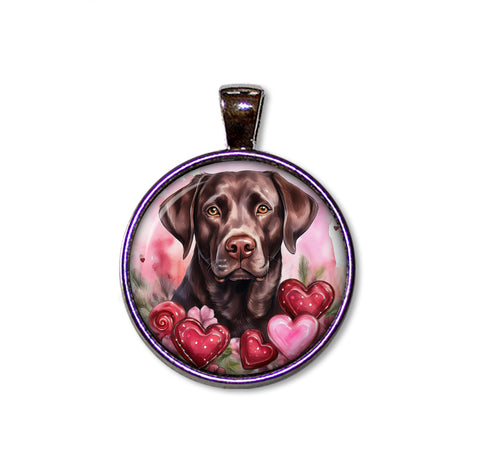Sweet Valentine Chocolate Lab